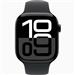 ساعت هوشمند اپل ساعت هوشمند اپل واچ S10 جت بلک با بند اسپرت سیلیکون 46mm